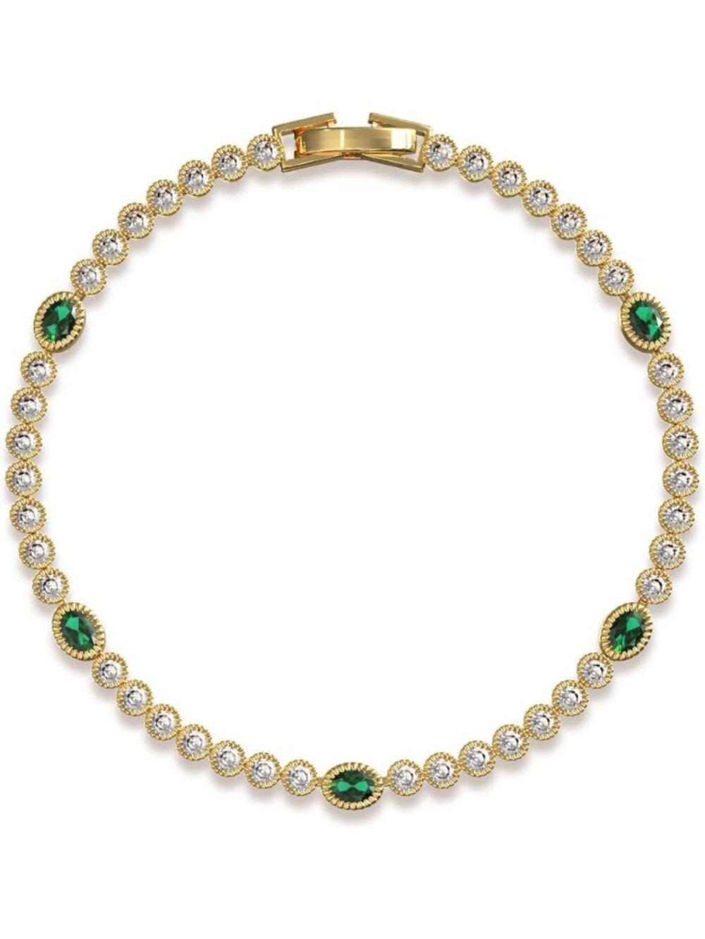 Elegant Gold Tennis Bracelet for Women, 3mm Cubic Zirconia, 7-Inch Jewelry